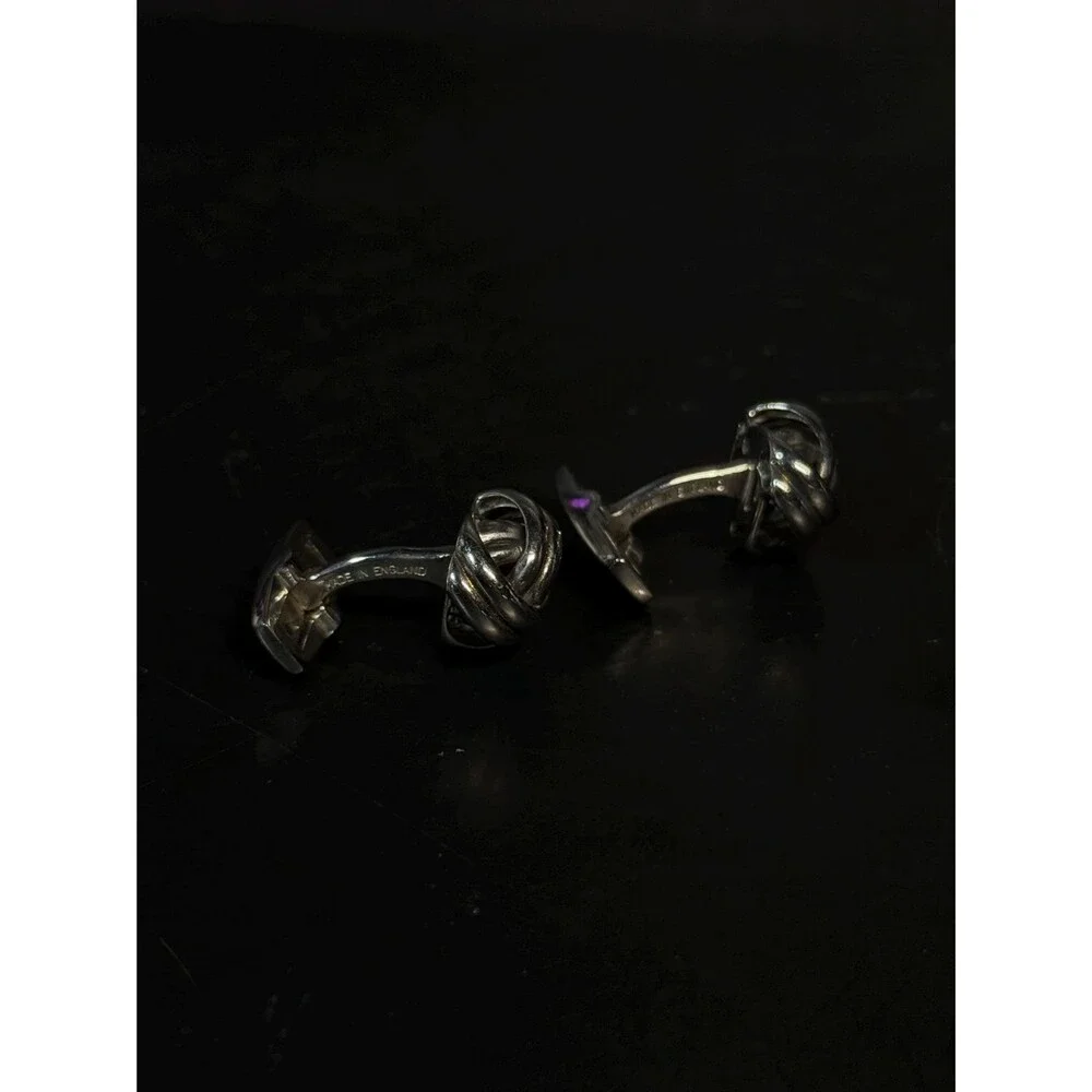 Charles Tyrwhitt Sterling Silver Knot Cuff Links